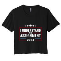 I Understand The Assignment Meme Crop Top