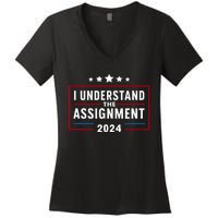 I Understand The Assignment Meme Women's V-Neck T-Shirt