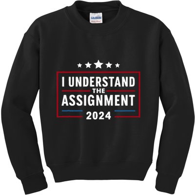 I Understand The Assignment Meme Kids Sweatshirt