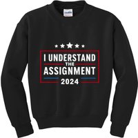 I Understand The Assignment Meme Kids Sweatshirt