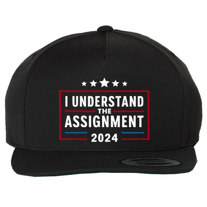 I Understand The Assignment Meme Wool Snapback Cap