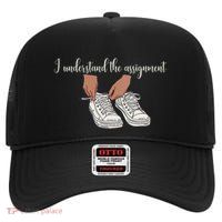 I Understand The Assignment High Crown Mesh Back Trucker Hat