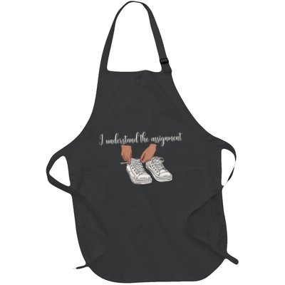 I Understand The Assignment Full-Length Apron With Pockets