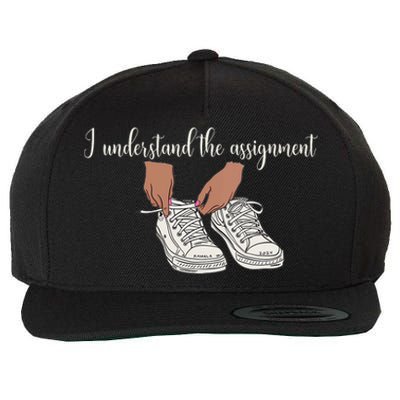 I Understand The Assignment Wool Snapback Cap