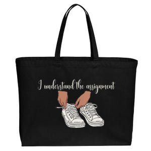 I Understand The Assignment Cotton Canvas Jumbo Tote