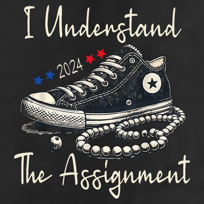 I Understand The Assignment Chucks And Pearls Kamala Harris 2024 Cool Comfort Performance Bucket Hat