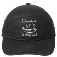 I Understand The Assignment Chucks And Pearls Kamala Harris 2024 7-Panel Snapback Hat