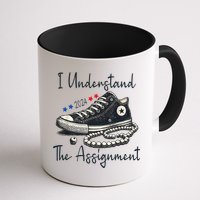 I Understand The Assignment Chucks And Pearls Kamala Harris 2024 Mug