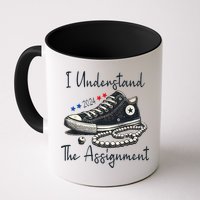 I Understand The Assignment Chucks And Pearls Kamala Harris 2024 Mug