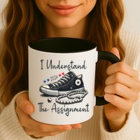 I Understand The Assignment Chucks And Pearls Kamala Harris 2024 Mug
