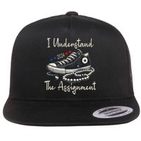 I Understand The Assignment Chucks And Pearls Kamala Harris 2024 Flatbill Hat
