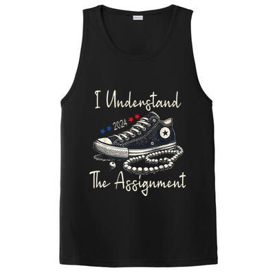 I Understand The Assignment Chucks And Pearls Kamala Harris 2024 PosiCharge Competitor Tank