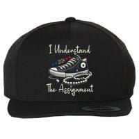 I Understand The Assignment Chucks And Pearls Kamala Harris 2024 Wool Snapback Cap