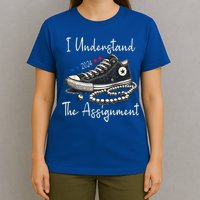 I Understand The Assignment Chucks And Pearls Kamala Harris 2024 T-Shirt