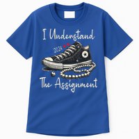I Understand The Assignment Chucks And Pearls Kamala Harris 2024 Tall T-Shirt