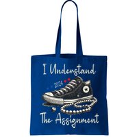 I Understand The Assignment Chucks And Pearls Kamala Harris 2024 Bag