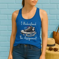 I Understand The Assignment Chucks And Pearls Kamala Harris 2024 Womens Tank Top
