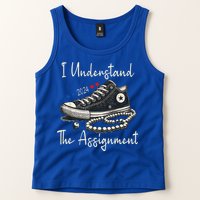 I Understand The Assignment Chucks And Pearls Kamala Harris 2024 Tank Top