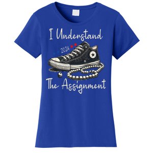 I Understand The Assignment Chucks And Pearls Kamala Harris 2024 Women's T-Shirt