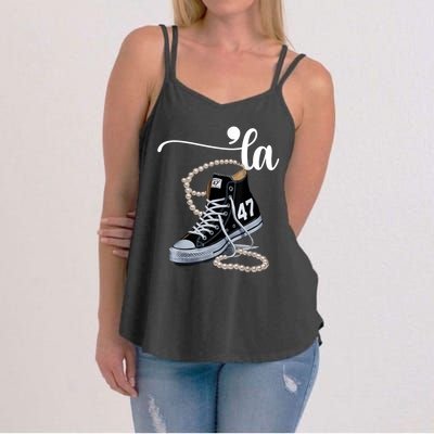 I Understand The Assignment Chucks And Pearls Election 2024 Women's Strappy Tank