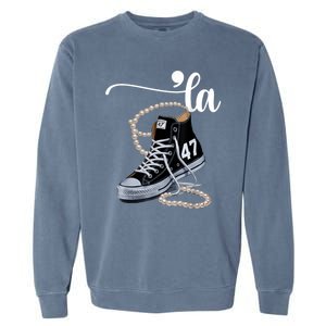 I Understand The Assignment Chucks And Pearls Election 2024 Garment-Dyed Sweatshirt