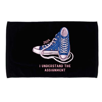 I Understand The Assignment Vote Blue Election 2024 Microfiber Hand Towel