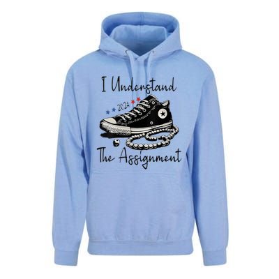 I Understand The Assignment Vote Blue Rally Kamala 2024 Unisex Surf Hoodie