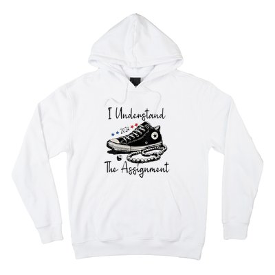 I Understand The Assignment Vote Blue Rally Kamala 2024 Hoodie