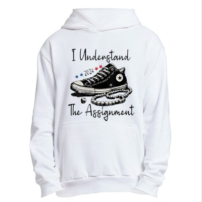 I Understand The Assignment Vote Blue Rally Kamala 2024 Urban Pullover Hoodie