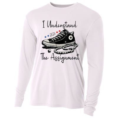 I Understand The Assignment Vote Blue Rally Kamala 2024 Cooling Performance Long Sleeve Crew