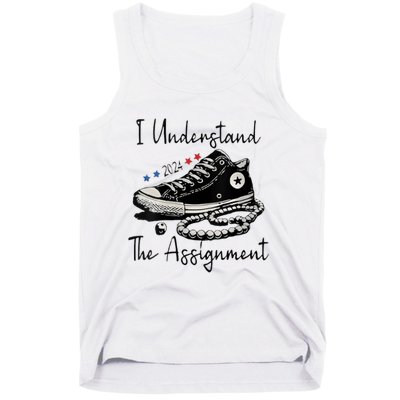 I Understand The Assignment Vote Blue Rally Kamala 2024 Tank Top