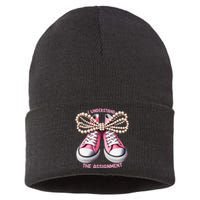 I Understand The Assignment Shoes & Pearl Kamala Harris Gift Sustainable Knit Beanie