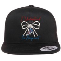 I Understand The Assignment 2024 Coquette Bow Girl Women Flat Bill Trucker Hat