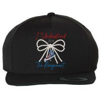 I Understand The Assignment 2024 Coquette Bow Girl Women Wool Snapback Cap