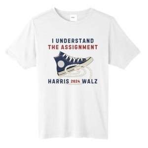 I Understand The Assignment Harris Walz 2024 Tall Fusion ChromaSoft Performance T-Shirt