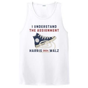 I Understand The Assignment Harris Walz 2024 PosiCharge Competitor Tank