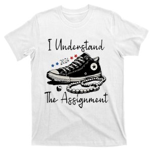 I Understand The Assignment Vote Blue Rally Kamala 2024 T-Shirt