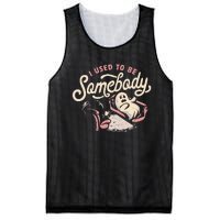 I Used To Be Somebody Funny Death And Ghost Halloween Mesh Reversible Basketball Jersey Tank