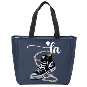 I Understand The Assignment Chucks And Pearls Election 2024 Gift Zip Tote Bag