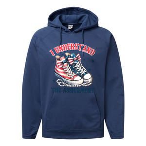 I Understand The Assignment Chucks And Pearls Election 2024 Performance Fleece Hoodie