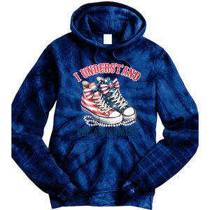 I Understand The Assignment Chucks And Pearls Election 2024 Tie Dye Hoodie