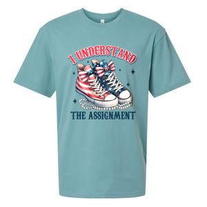 I Understand The Assignment Chucks And Pearls Election 2024 Sueded Cloud Jersey T-Shirt