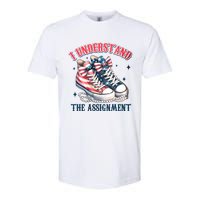 I Understand The Assignment Chucks And Pearls Election 2024 Softstyle CVC T-Shirt