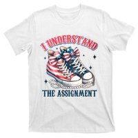 I Understand The Assignment Chucks And Pearls Election 2024 T-Shirt