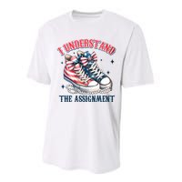 I Understand The Assignment Chucks And Pearls Election 2024 Performance Sprint T-Shirt