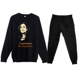 I Understand The Assignment Premium Crewneck Sweatsuit Set