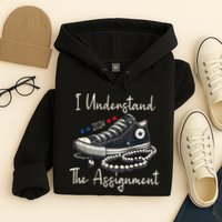 I Understand The Assignment Chucks And Pearls Kamala Harris Hoodie