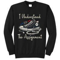 I Understand The Assignment Chucks And Pearls Kamala Harris Sweatshirt