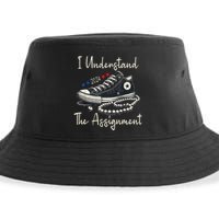 I Understand The Assignment Chucks And Pearls Kamala Harris Sustainable Bucket Hat