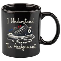I Understand The Assignment Chucks And Pearls Kamala Harris 11oz C Handle Ceramic Mug